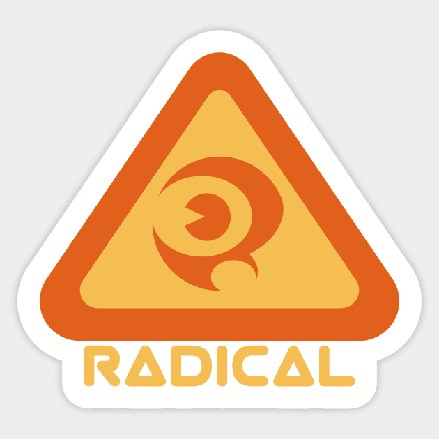 Reggie Radical Grinder Logo Sticker by RebelTaxi